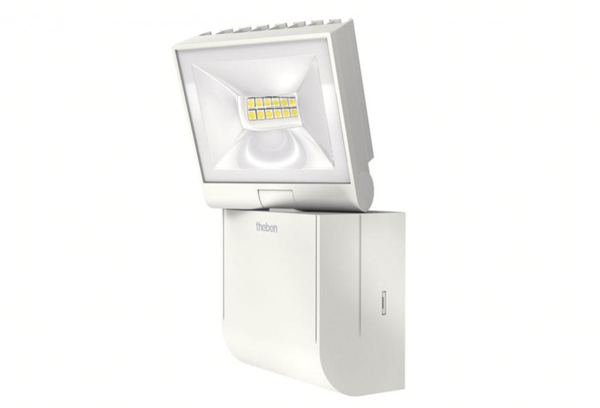 Klein. Stark. Flexibel. Langlebig. Theben theLeda S LED-Strahler mit Bewegungsmelder